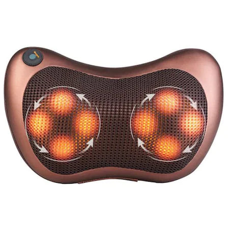 Aparat masaj tip perna relaxare"Car and Home", electrica cu masaj cervical sau lombar, incalzire infrarosu, 220V, 30cm