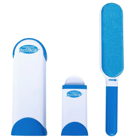 Set 2 perii si accesoriu pentru indepartarea parului de animale, Fur Wizard