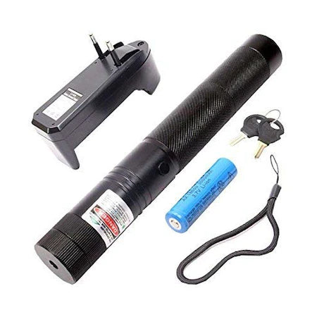 Laser pointer verde puternic cu acumulator 10000 mW, 16 km,1 acumulator Li-ion 8800mAh