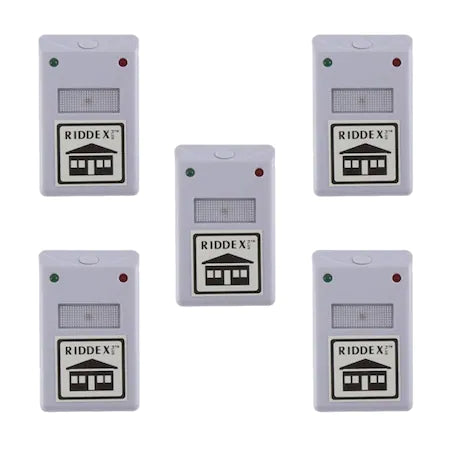 Aparat cu ultrasunete si unde electromagnetice Riddex Original anti rozatoare si insecte