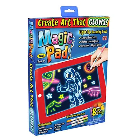 Tableta de desen interactiva cu 8 efecte luminoase, Magic Pad