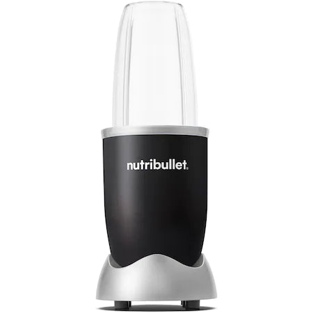 Blender Stil Nutribullet, 600W, 1 viteza, cupa 0.5l, cupa inalta 0.7l, Negru