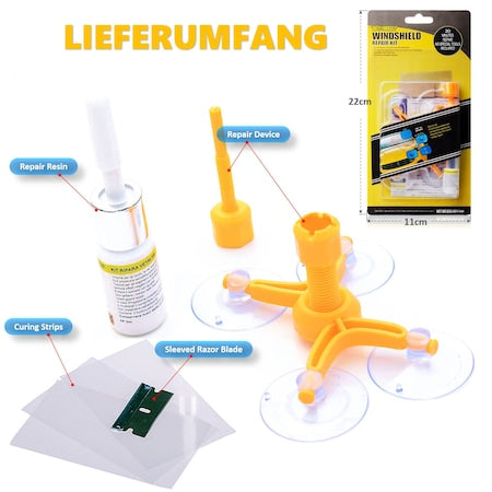 Kit pentru repararea crapaturilor sau zgarieturilor din parbriz