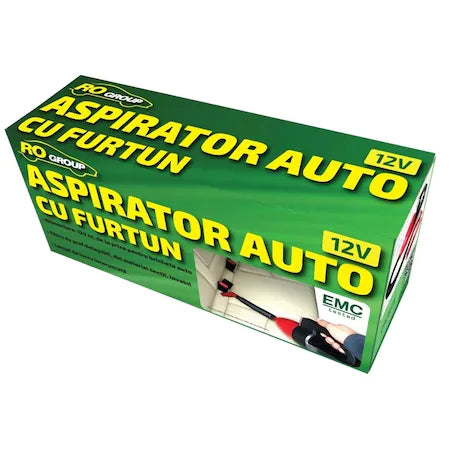 Aspirator auto cu furtun si lampa iluminare 12V, 35 W