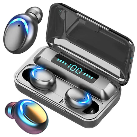 Casti Bluetooth Wireless MNX 2020 Model , Functie suplimentara de Baterie externa inclusa 1200 mAh, Handsfree, Rezistente la Apa ipx7, Control TOUCH