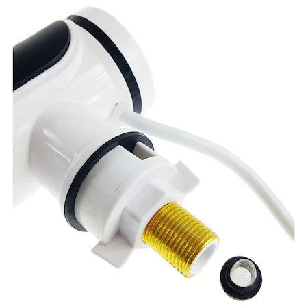 Robinet Electric Flexibil pentru Incalzit Apa cu Afisaj LED, Apa Calda Instant 30°C-60°C