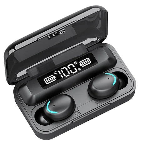 Casti Bluetooth Wireless MNX 2020 Model , Functie suplimentara de Baterie externa inclusa 1200 mAh, Handsfree, Rezistente la Apa ipx7, Control TOUCH