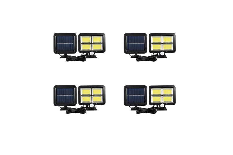 Proiector Solar Avansat cu 120 LED-uri si Senzor de Miscare: Iluminare Eficienta si Ecologica pentru Spatiile Exterioare
