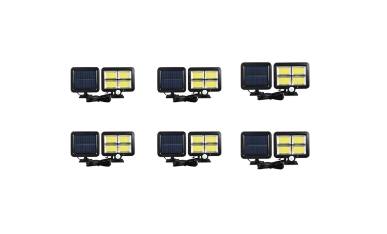 Proiector Solar Avansat cu 120 LED-uri si Senzor de Miscare: Iluminare Eficienta si Ecologica pentru Spatiile Exterioare